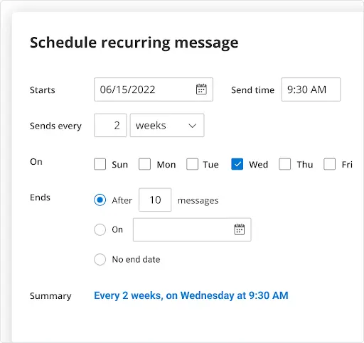 send a recurring reminder in outlook